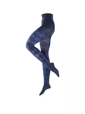 BURLINGTON | Strickstrumpfhose ELEGANT ESSENCE marine | 
